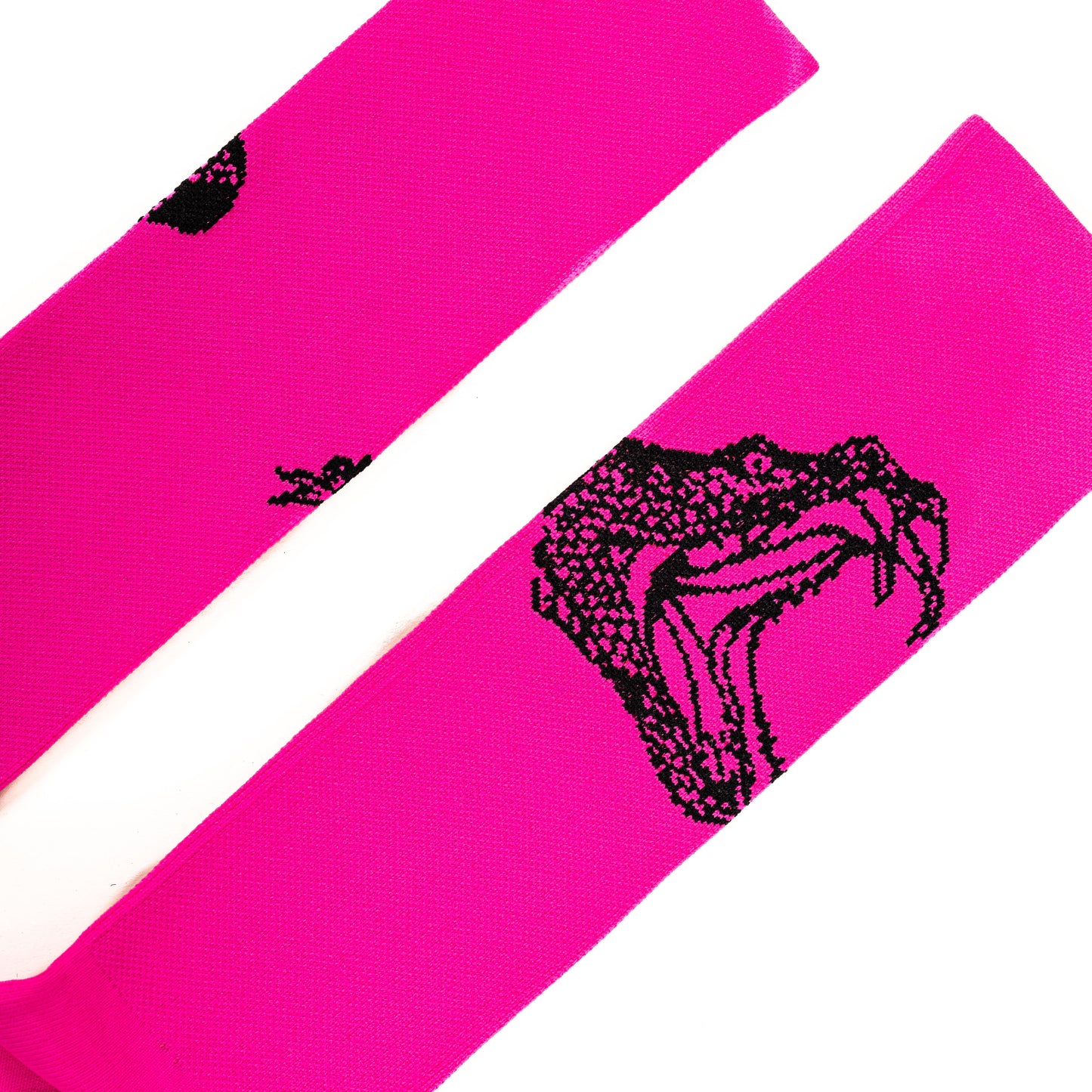 Serpentine Socks, Hot Pink