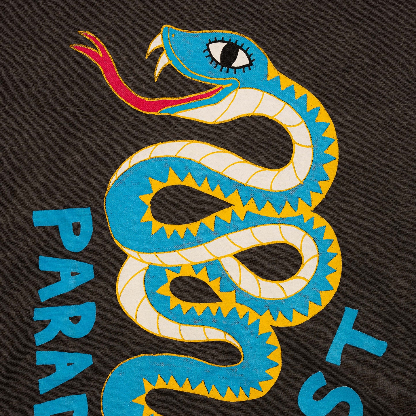 Paradise Snake T-Shirt, Jet Black