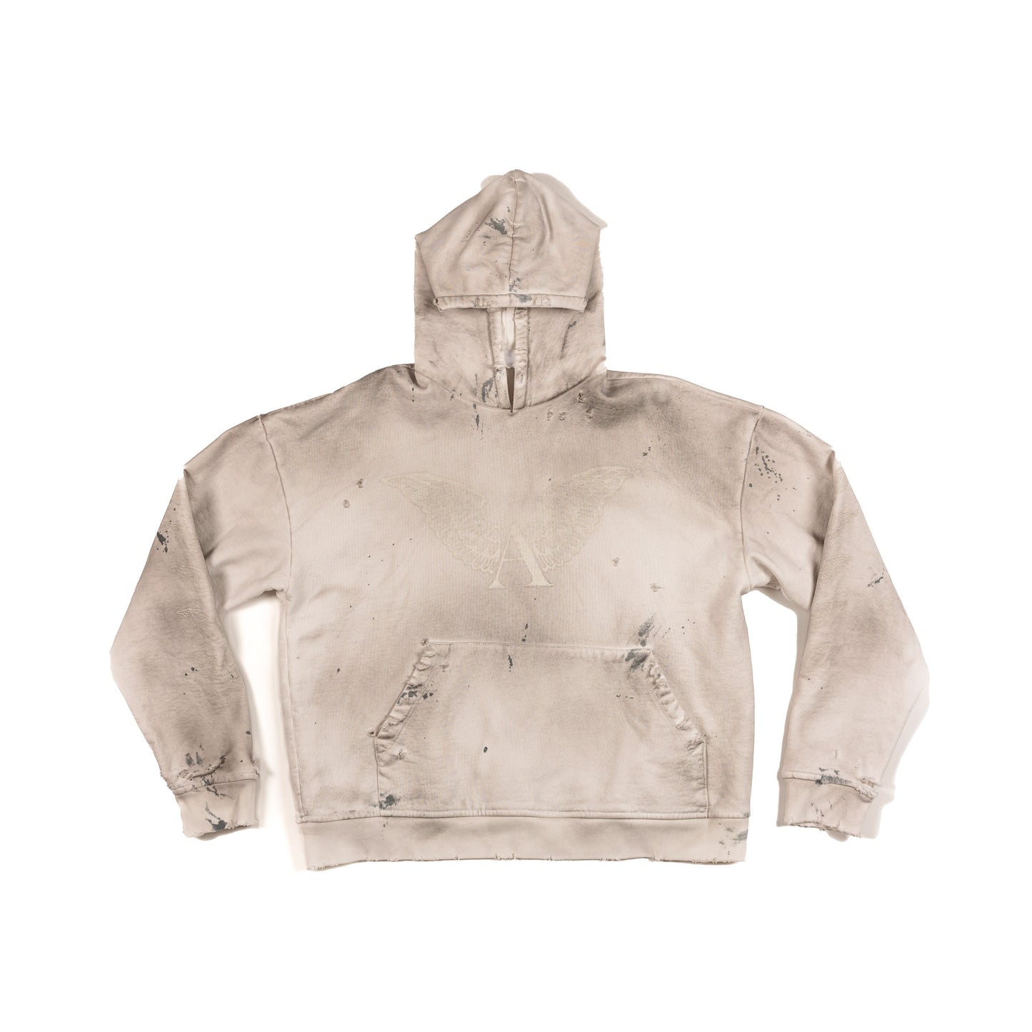 Logo Hoody -  Dirty White