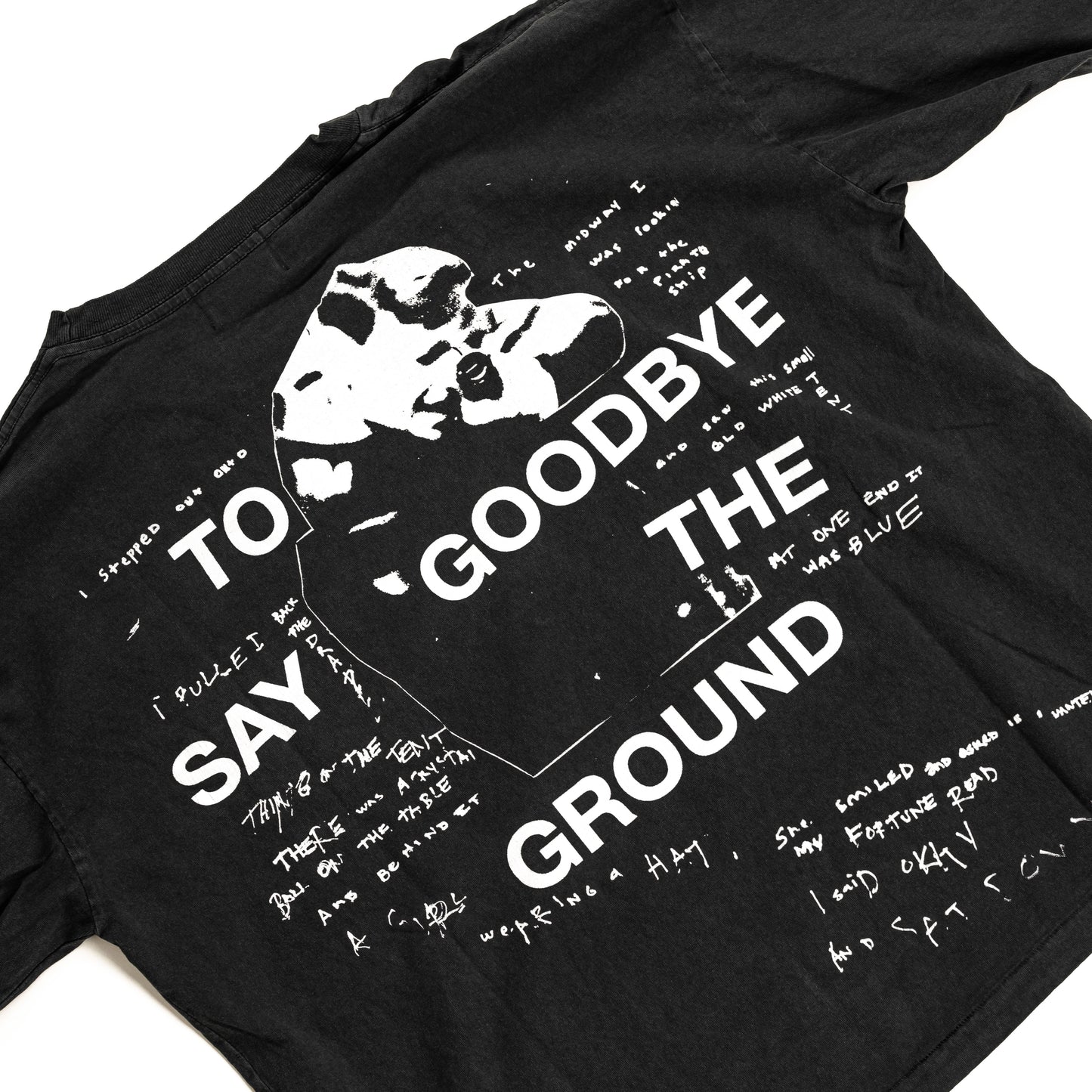 Say Goodbye LS Pocket T-Shirt, Black