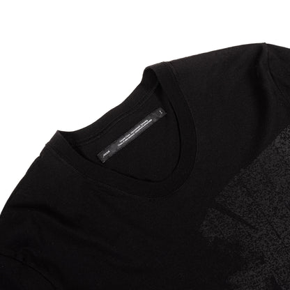Abstract Printed T-Shirt, Black