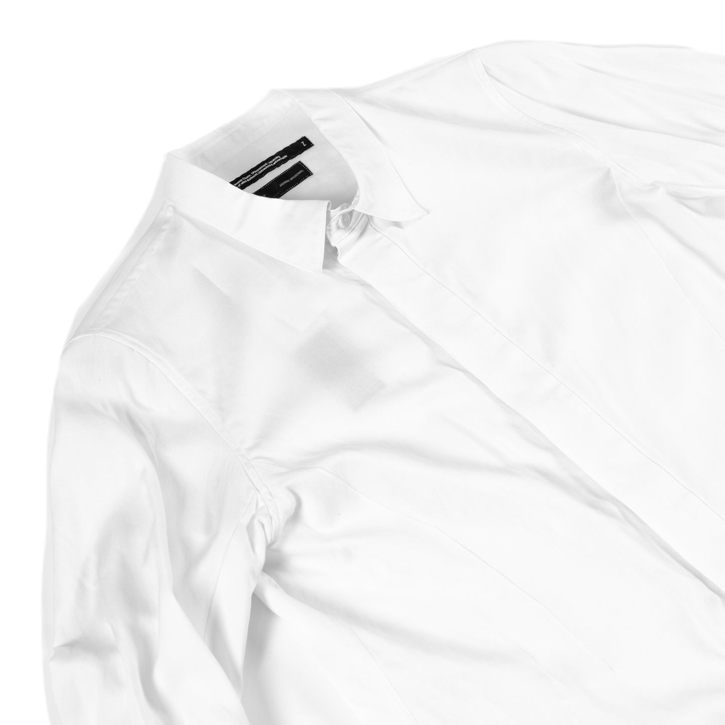Rayon Buttondown Shirt, White