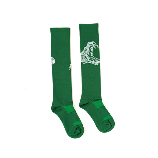 Serpentine Socks, Celtic Green