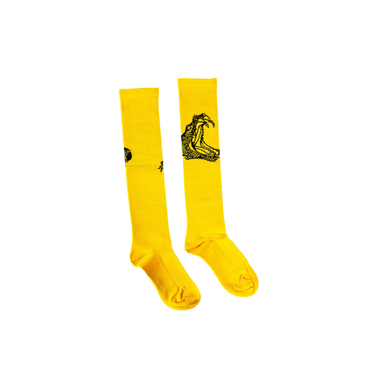 Serpentine Socks, Goldenrod